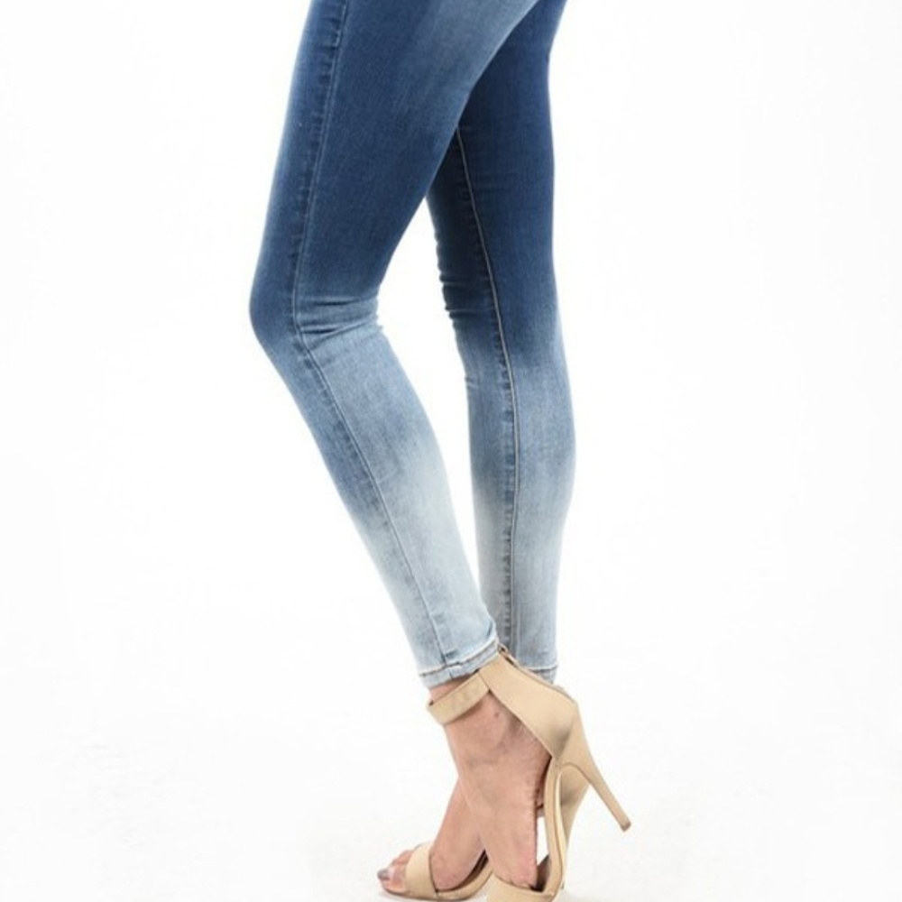 High Waist Ombre Jeans